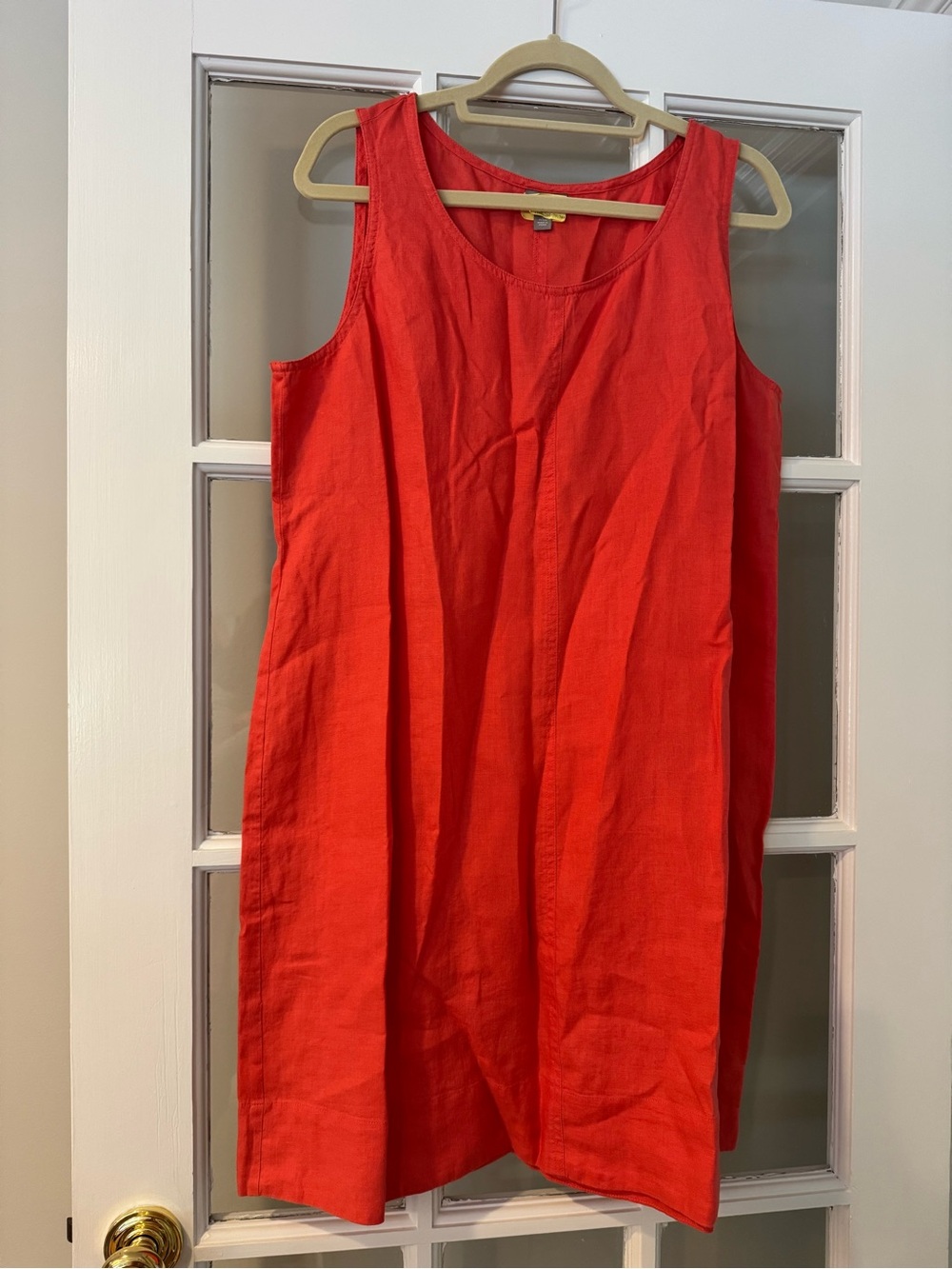 J.Jill Linen Shift Dress - Coral